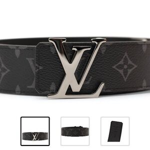 Louis Vuitton Black Monogram Women's Belt
